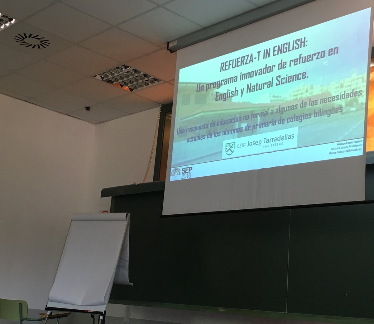 Comunicación: Actividad extraescolar dirigida a alumnos de primaria en colegios bilingües #CongresoSEP2016