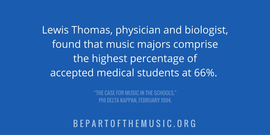 PartoftheMusic's tweet photo. #MusicEd students also make good medical students. In fact, theyโre ready for anything life throws at them. #mfacamp https://t.co/YsZSmGZELs