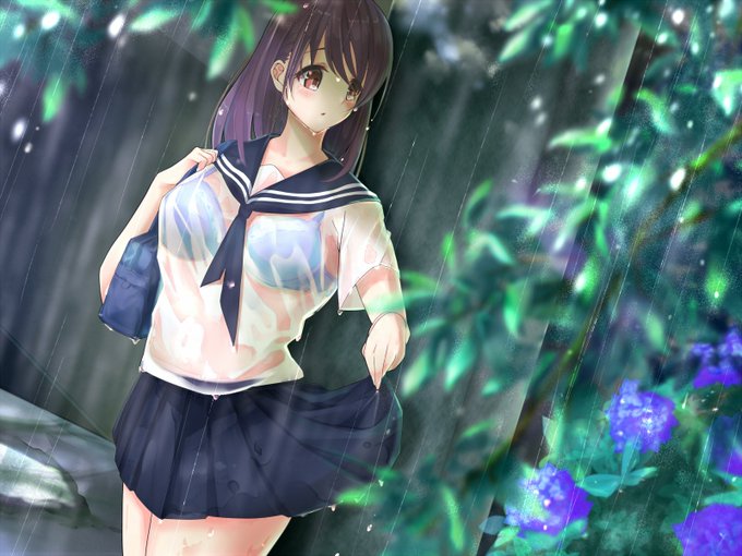 pixivフォロワー600人突破感謝イラスト  #pixiv https://t.co/bXETrxsa4M
ブラの色で1時間くらい悩みました 