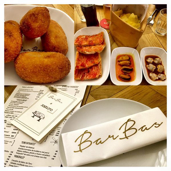 ¿Unas croquetitas para abrir el apetito? 😉😉😍😍 @RestBarBas Croquetitas o... lo que surja!