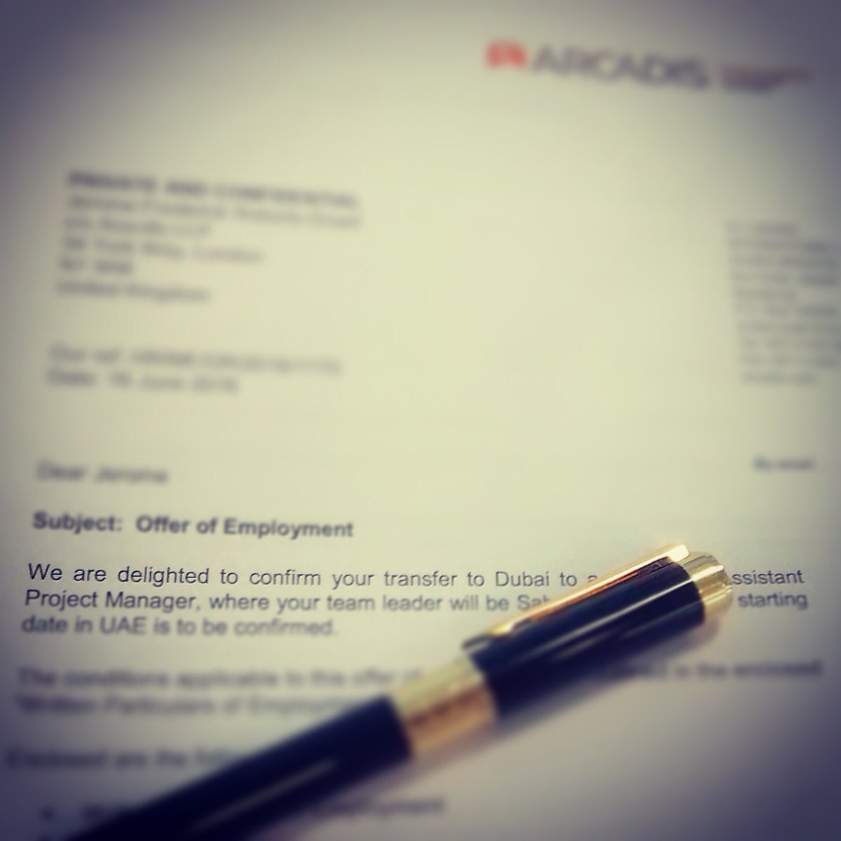 LondonJerome's tweet photo. Very excited to say I have just signed my contract to work in #Dubai! @ARCADIS_GS helped open #global doors for me! https://t.co/8rQPZtTbKz
