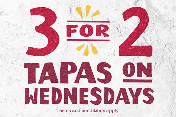 LaTascaJamesSt's tweet photo. Wednesdays just got a lot tastier - 3 for 2 on Tapas to Share all day today (bookings only) https://t.co/hnZsSDZbeu https://t.co/8xqfoleHD8