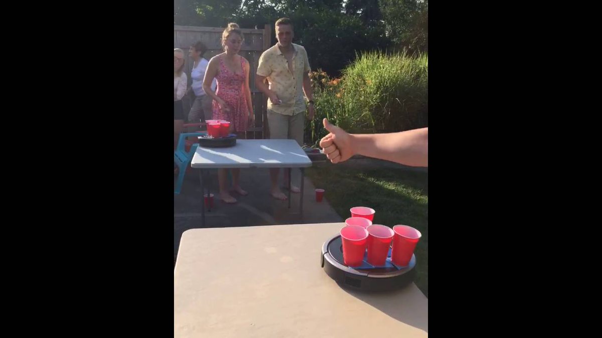 britpongdotcom's tweet photo. Just when you thought you'd seen all of the beer pong challenges along comes Rumba Pong! https://t.co/pMeKOUYGOp https://t.co/JxS2jZkAoZ