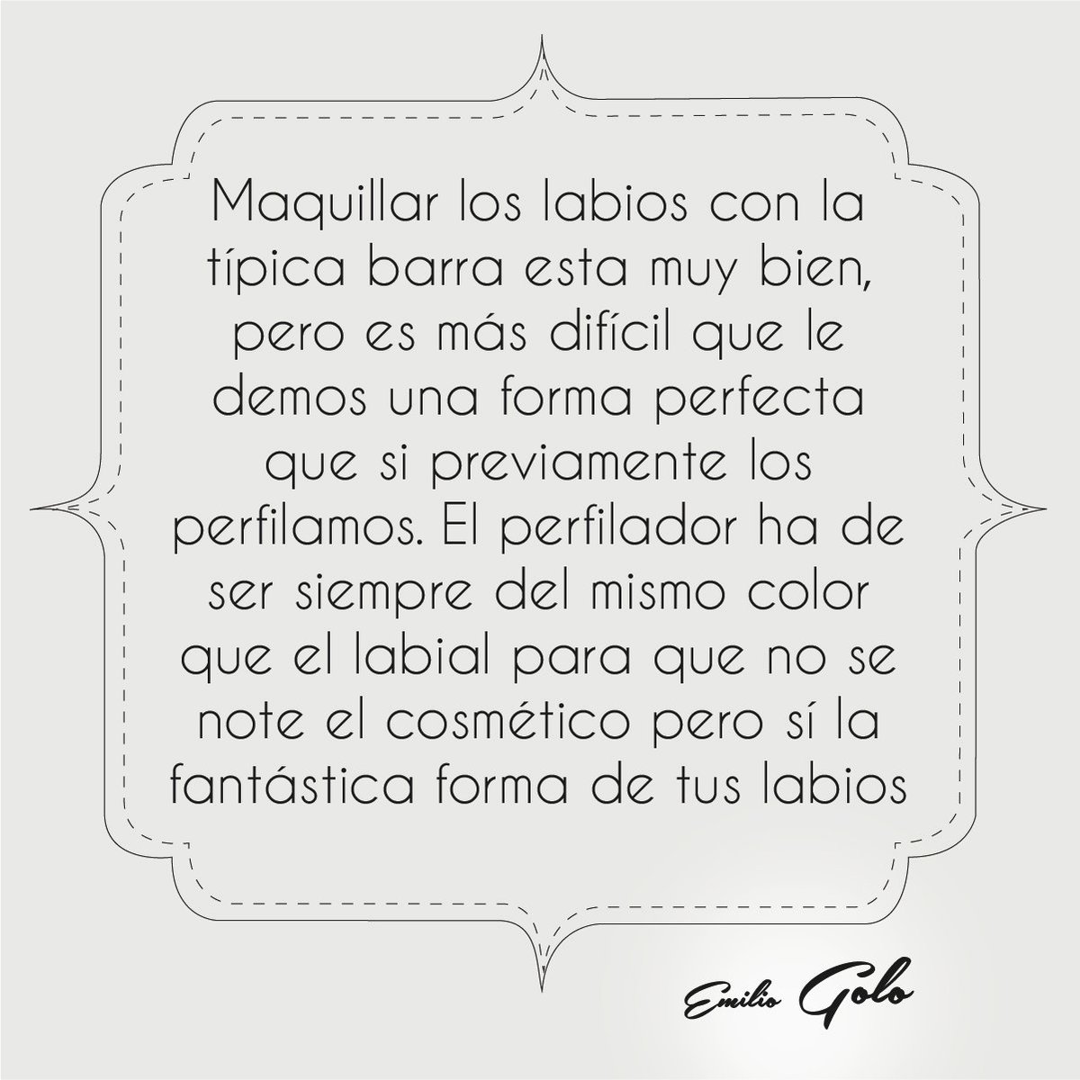 emiliogolo's tweet photo. En éste #FelizMiercoles nubloso hace falta un #TipGolo Perfilar siempre los labios. https://t.co/1snRTI1UMN