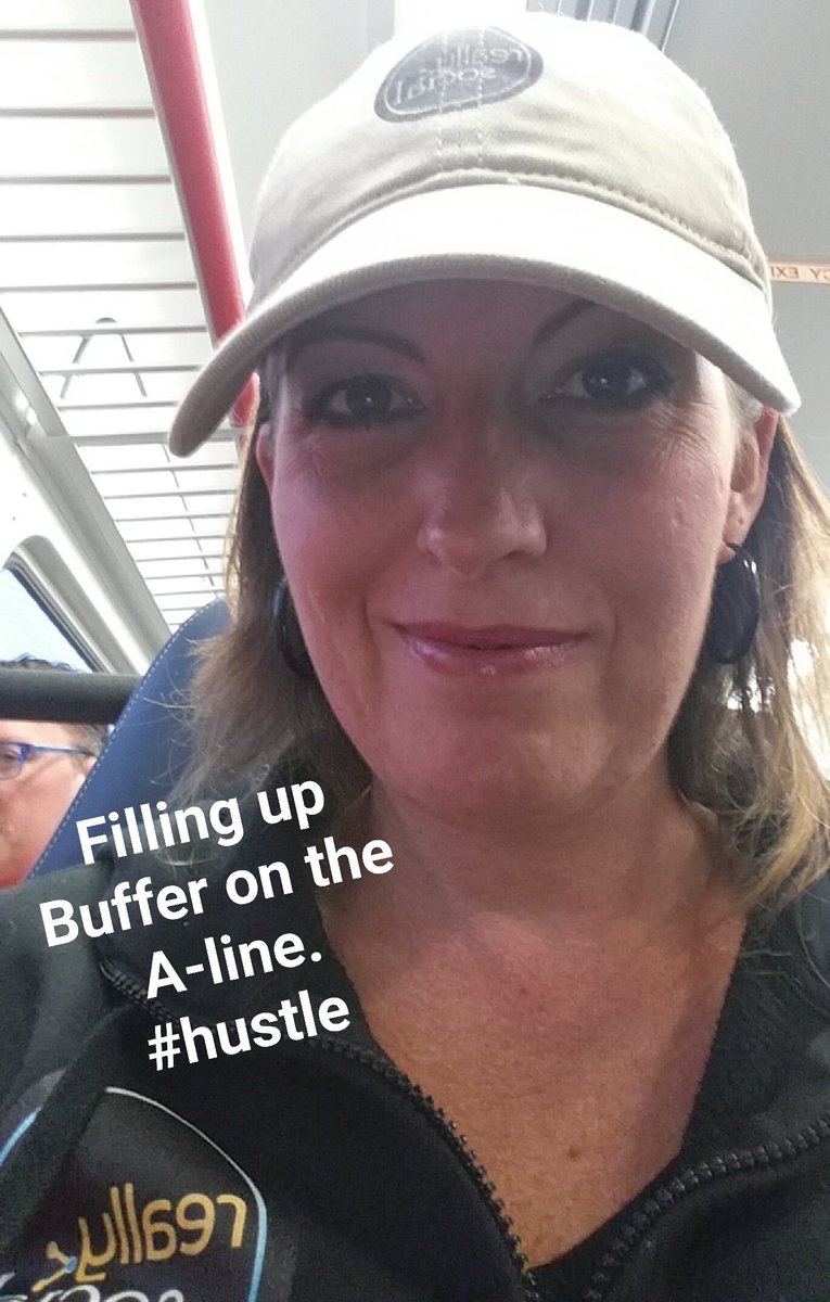 RachelHasTheMic's tweet photo. Getting stuff done during my first Aline @RideRTD experience. #Denver #RTDLightRail https://t.co/klIpp60jbs