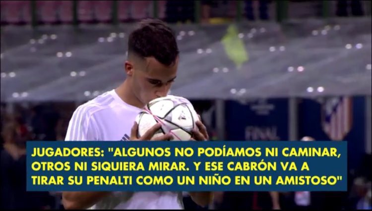 GentlemanMadrid's tweet photo. Penaltis, final de Milán. 

Don Lucas Vázquez Iglesias. https://t.co/NADypan2ei