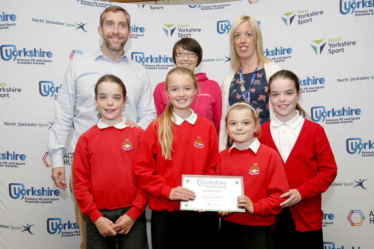 Congrats <a href="/FileyJunior/">Filey Junior School</a> - Upskilling Staff award (N.York) at Yorkshire Primary PE &amp; Sport Awards <a href="/NorthYorksSport/">North Yorkshire Sport</a>