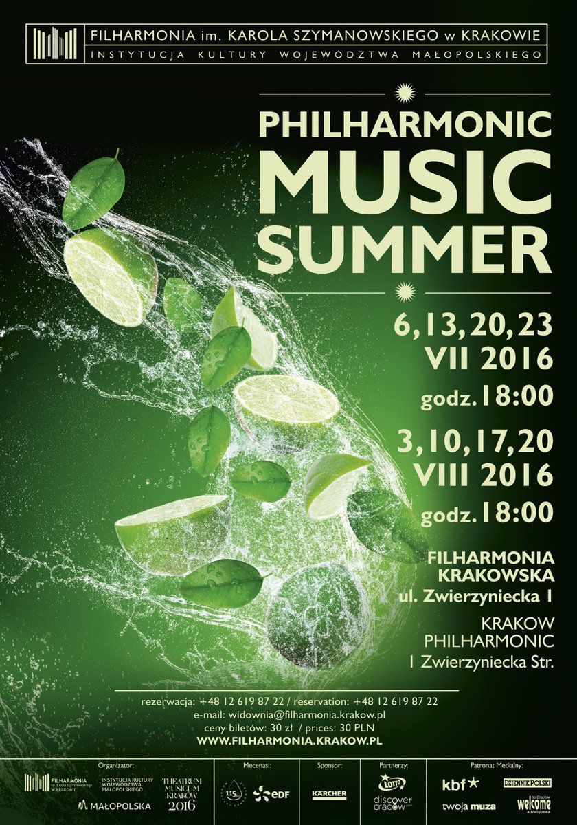 6 lipca pierwszy Koncert Letni: The Best Broadway Songs, będzie się działo!!