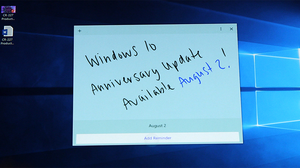 Windows's tweet image. #Windows10 Anniversary Update Available August 2: wndw.ms/Xa1isK