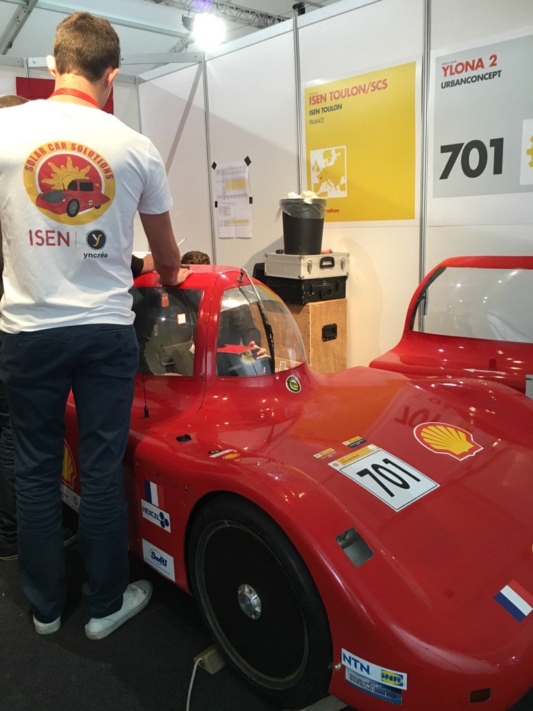 SolarCar_S's tweet photo. Ready for the first session ! #ISENToulon #ISEN #SolarCarSolutions #SEM2016 #Yncrea https://t.co/n8E2b7eDJY