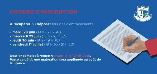 vaff59650's tweet photo. Voici les dates des permanences organisées pour déposer les dossiers d'inscription https://t.co/dDOLw98U8j