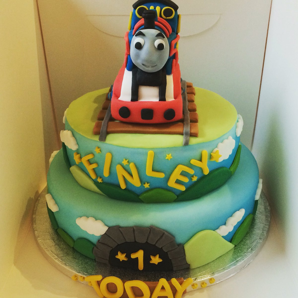 CatInMyKitchen's tweet photo. @itsabakingthing these are my favourite 3D toppers that I've made #baking #thomasthetank #pearlanniversary https://t.co/TnZlKg20PC