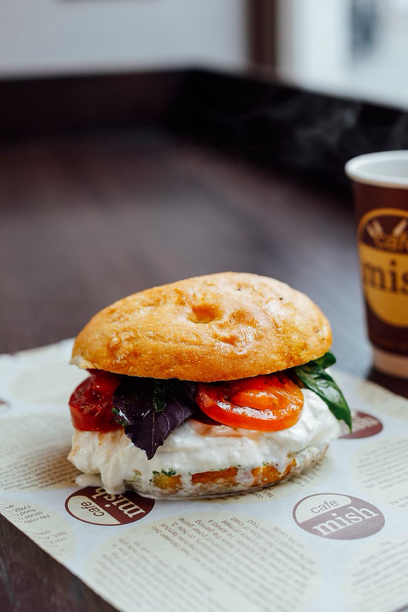 CafeMish's tweet photo. Our buratta sandwich tastes as delicious as it looks! Stop by for a try CM x https://t.co/hMuBfrnQiK