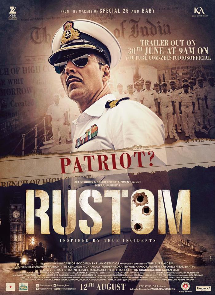 IndiaCinepolis's tweet photo. #RustomPoster https://t.co/HLdODyOHdC