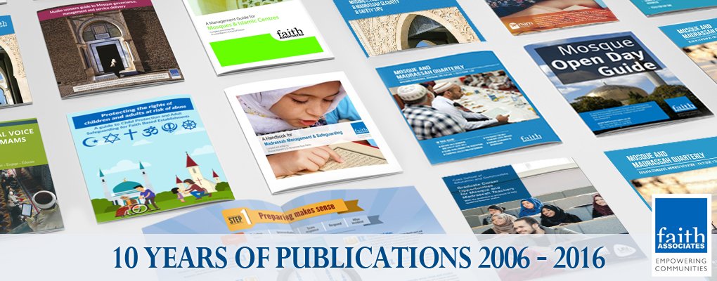 FaithAssociates's tweet photo. 10 years of publications | #MosqueManagement #WomenInMosque #MadrassahSupport | Download: https://t.co/09SMHOReax https://t.co/lurSzD5KxG