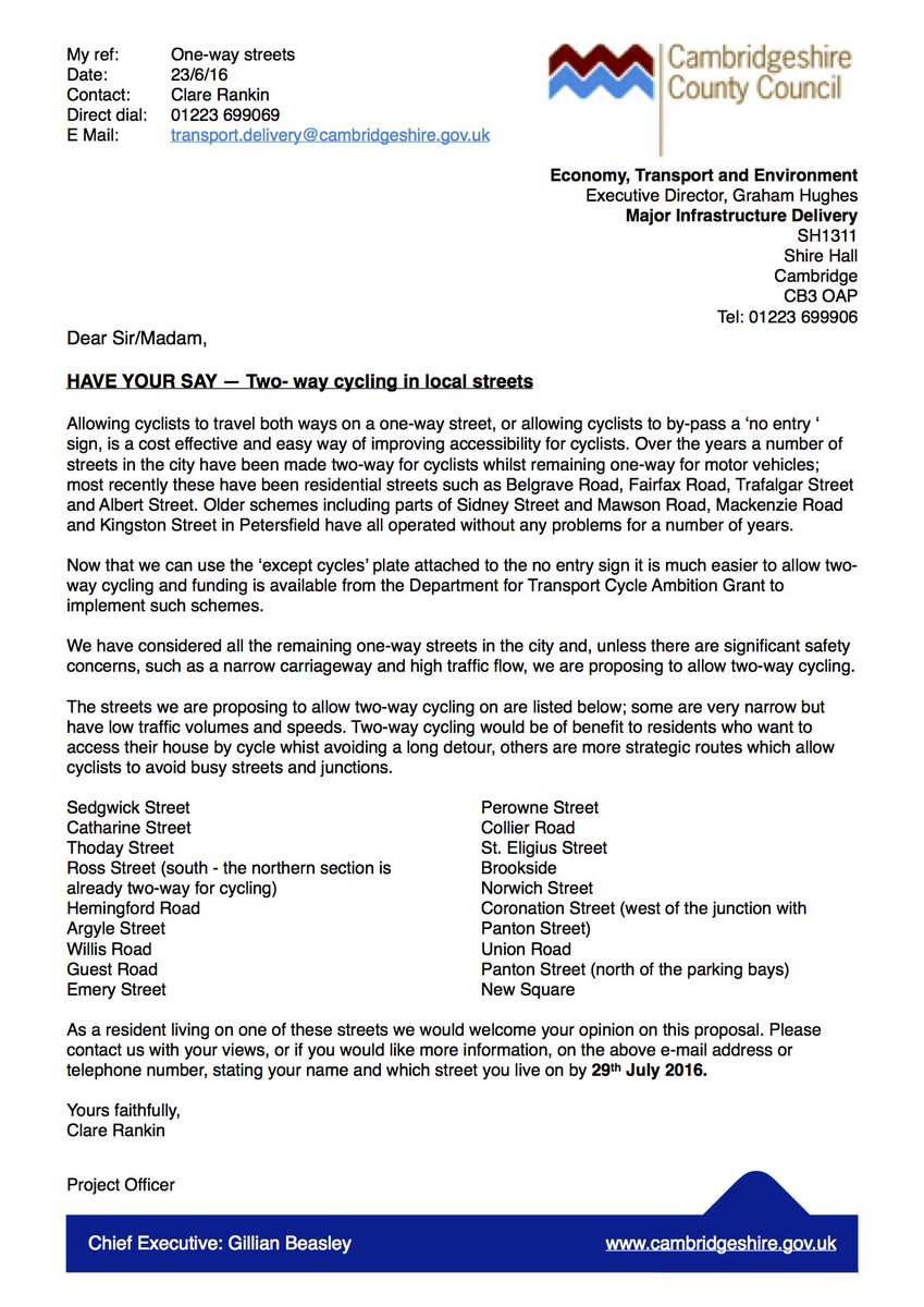 trbl_up_tmillrd's tweet photo. Hey,@CambsCC,@camcycle let's tweet this 2-way cycling/1-way streets plan. @Ashley_Walsh,@zoe4labour Let's support! https://t.co/dT22FFDXZn