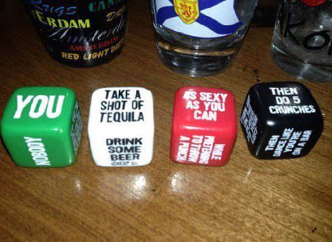 BackpackerCrawl's tweet image. Drinking dice #fun #party #games #drunk #tequila