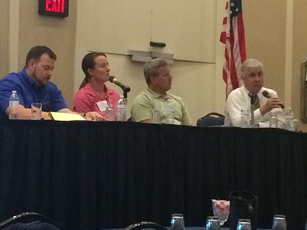 AgSafeBC's tweet photo. #isash2016 Great to hear from producers re safety issues in KY agriculture https://t.co/3u4IyoansM