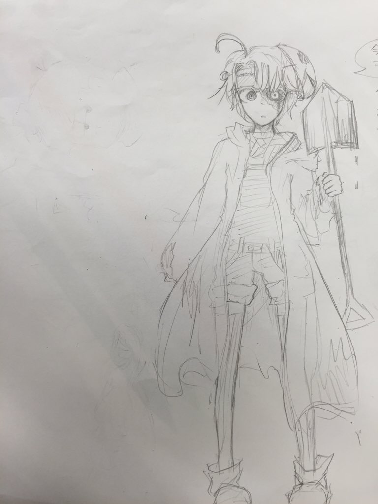 #繋がらなくていいから皆の創作主人公を見せてくれ
私が制作中のフリーホラーゲームの登場人物、『ファントム』何人か殺ってますが彼に悪意はありません。