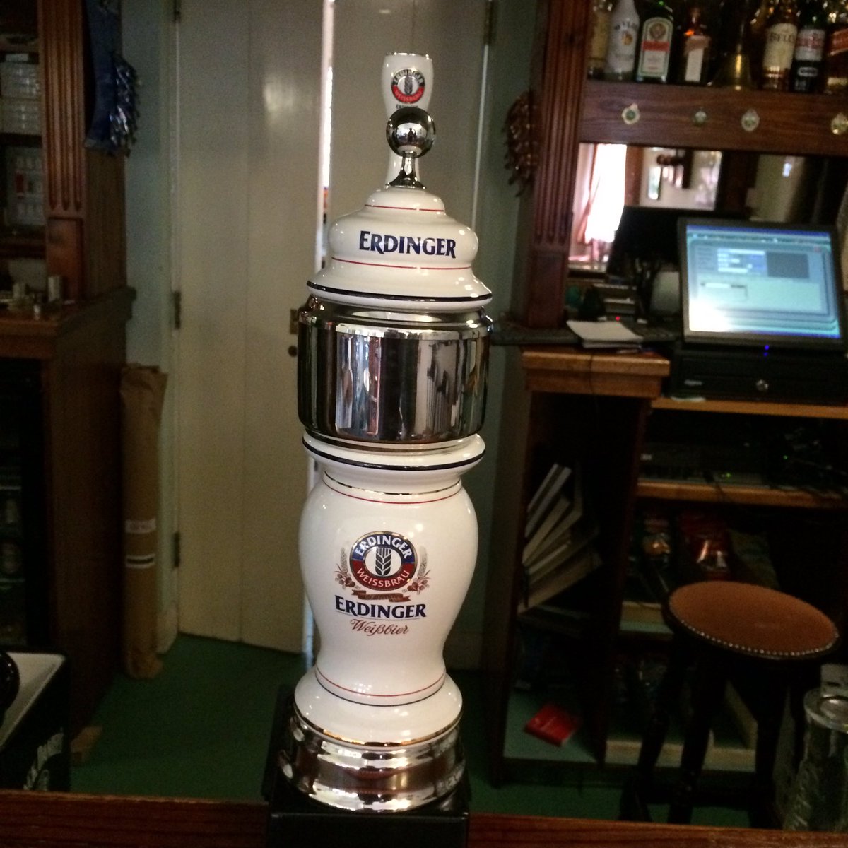 New Erdinger pump installed. Only £3.40 a pint!