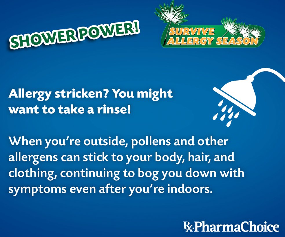PharmaChoice's tweet image. Allergies? Don&apos;t underestimate the power of a good shower! #allergyproblems #allergysolutions
