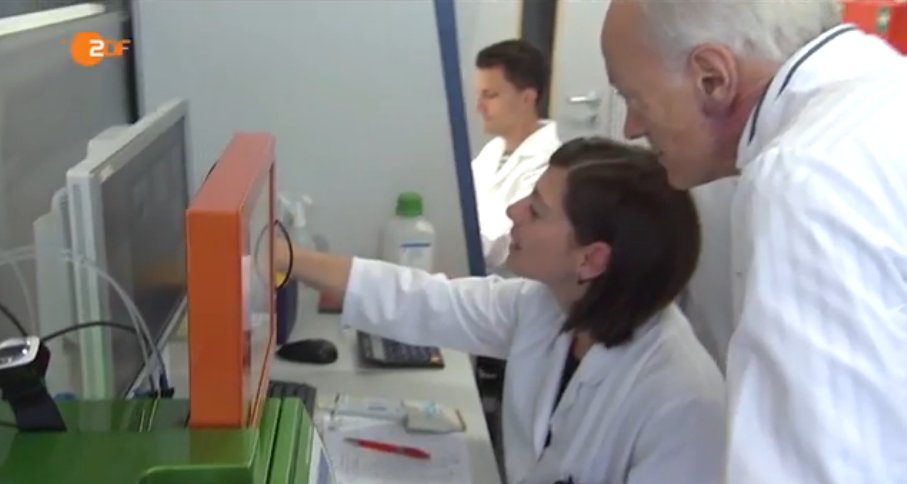 miltenyibiotec's tweet photo. In this @ZDF news report on #cancer #immunotherapy, the #MACSQuant makes a cameo (German) https://t.co/XYy0f3mQtt https://t.co/WOAdIuNGNg