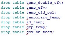 Dyro01676's tweet image. cleanup today lol #temptables #sql