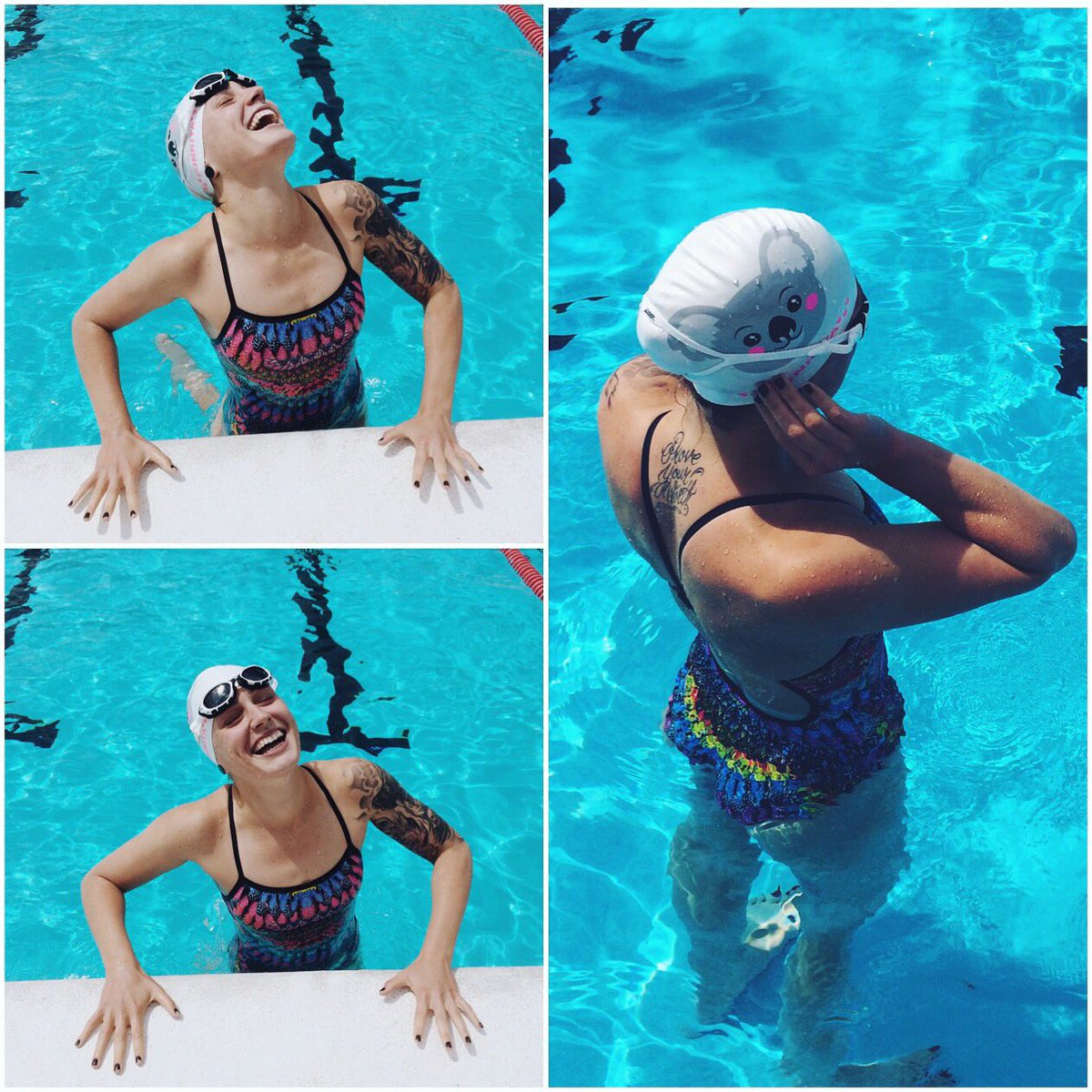 When yr trying to make a baywatch photo but water pops into yr eyes😂 #happyswimming thanks to <a href="/funkitaswimwear/">Funkita</a> ❤️