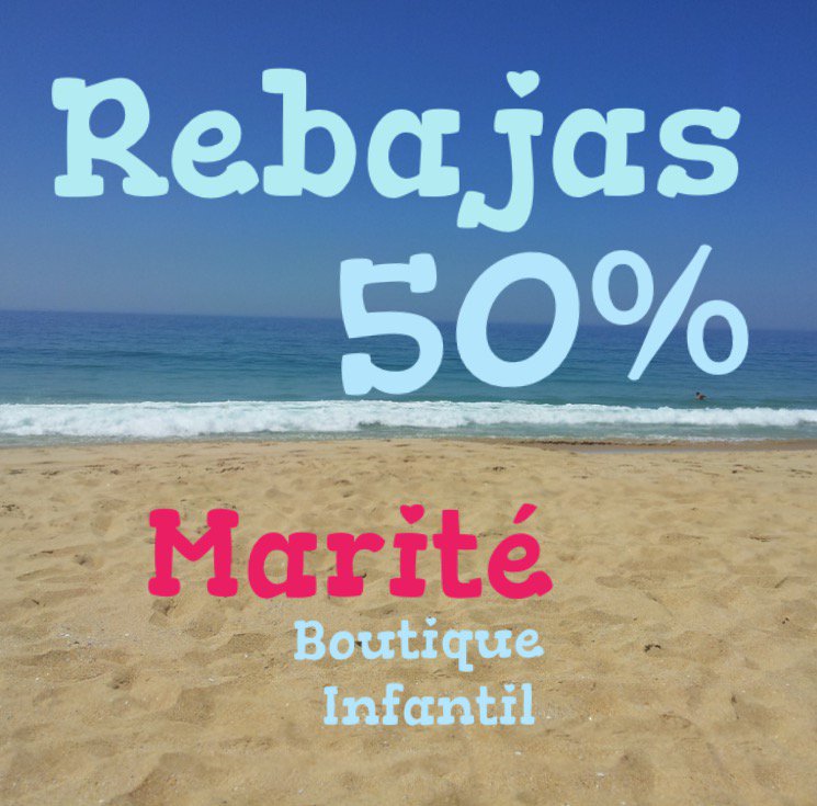 AlziraComercio's tweet photo. En @mariteboutique liquidamos la temporada!!! TODO AL 50% a partir del viernes 1 de Julio. Apúntate al verano!!! https://t.co/IYBHlUwO2j