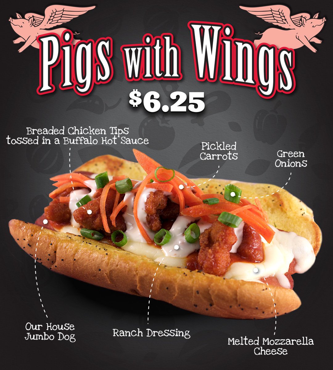 CheeseCurds's tweet image. Are you ready for July? Starting this Friday, next months special. #pigsdofly #pigswithwings #madeinhouse #Halifax