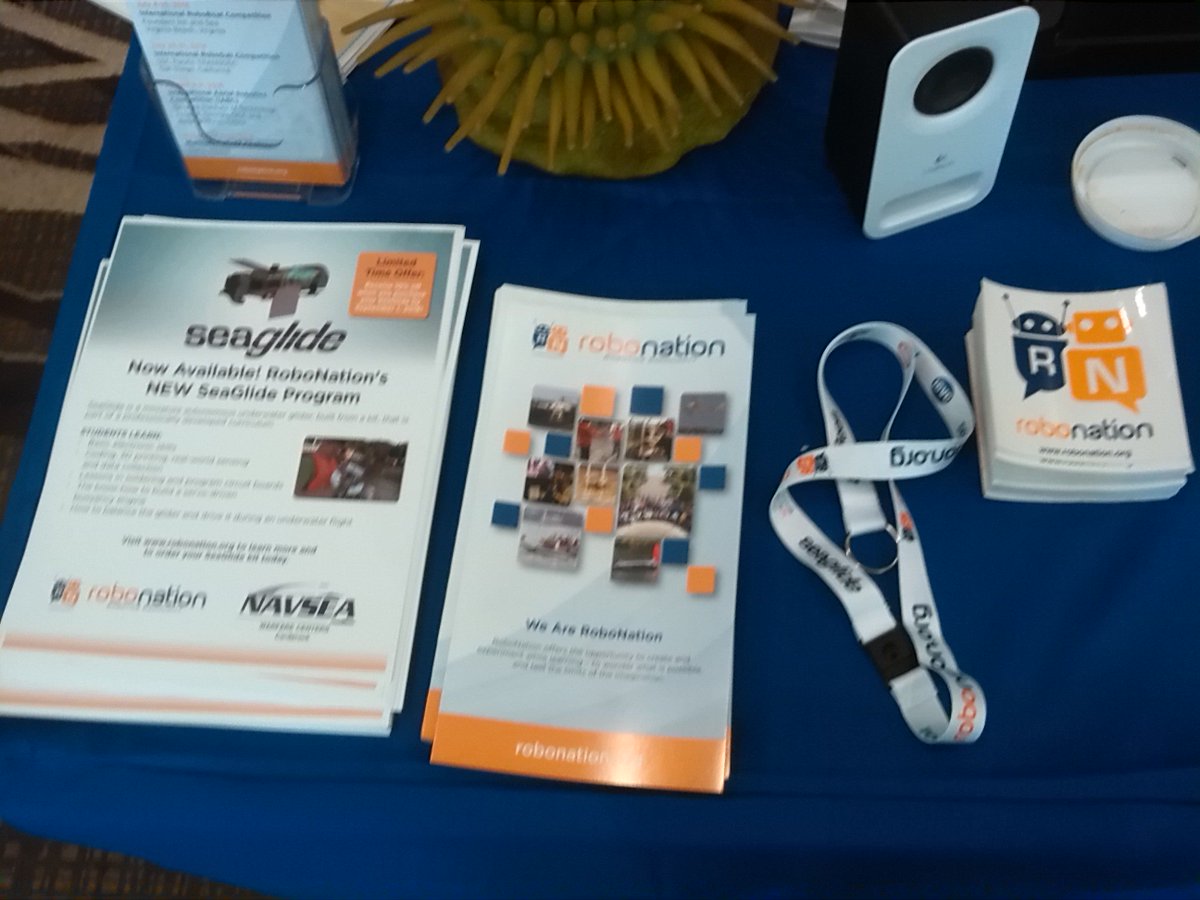ROV_Erica's tweet photo. #NMEA16 #FMSEA with #RoboNation - one lanyard left! Stop by say hi and it is yours! https://t.co/dqq5AXJE9R