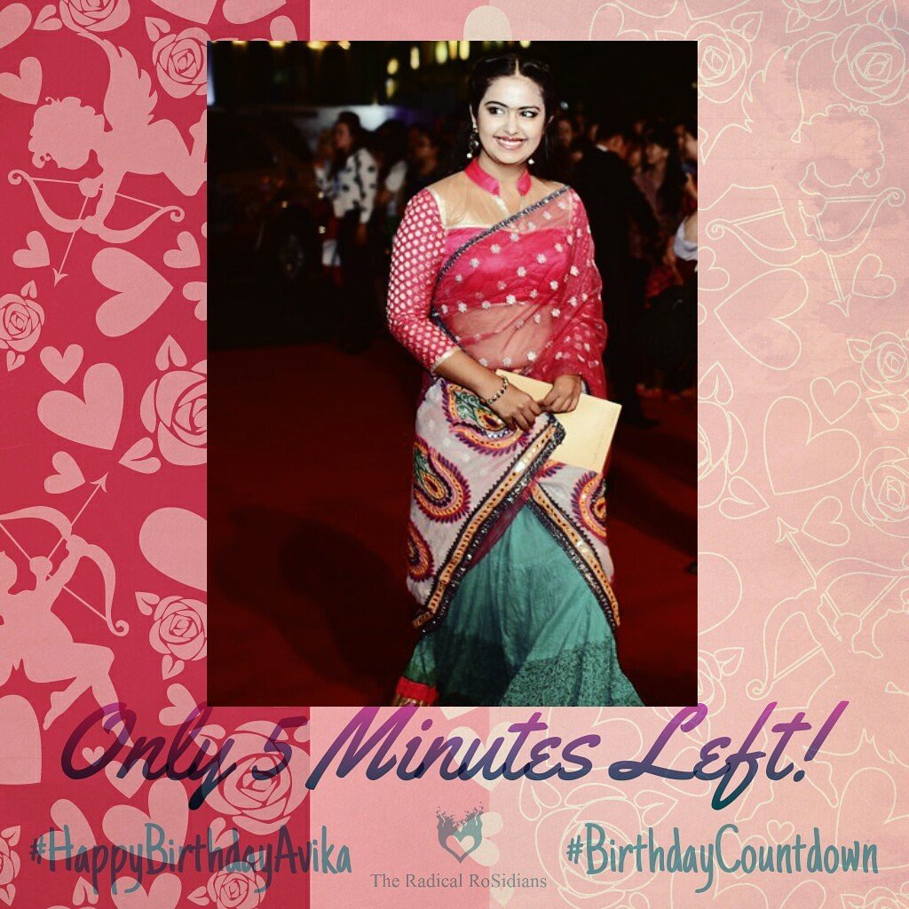 RadicalRoSidian's tweet photo. 5 minutes left! #HappyBirthdayAvika #BirthdayCountdown #BirthMonth #PrincessAvika #19thBirthday #AvikaGor
@ColorsTV https://t.co/5fFzleOH7o