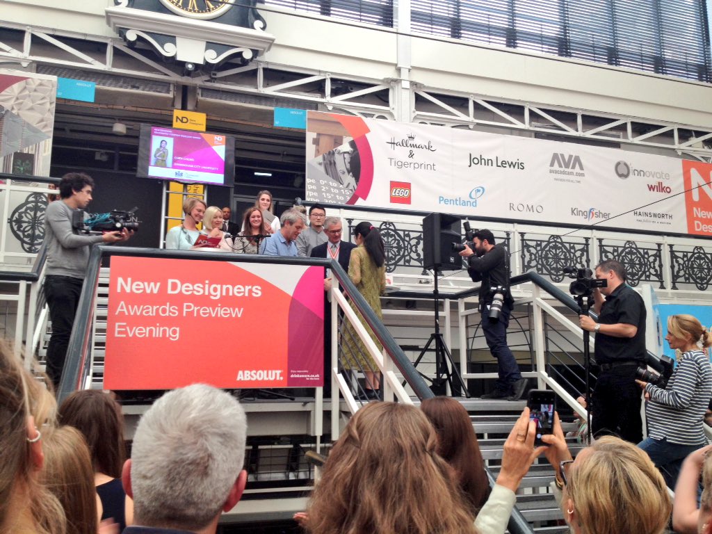 Congratulations to Chen Cheng and Sheng Zhang for winning the Goldsmiths company awards <a href="/NewDesigners/">New Designers</a>