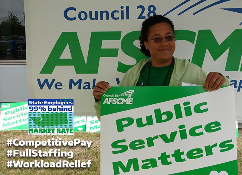wfsec28's tweet image. 99% BELOW MarketRate-1MM MORE residents-3K fewer of us @waDSHS #WorkloadRelief #FullStaffing WFSE.org/99-behind
