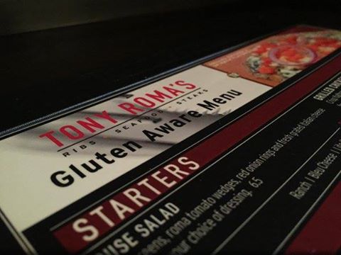 We understand that the great tastes of Tony Romas regular menu can't be enjoyed by everyone. #GlutenAware