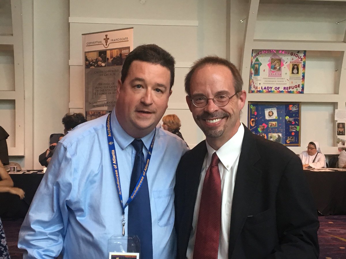 TheCatholicCast's tweet photo. ICYMI: John talked with Catholic journalist @JohnLAllenJr  at #ATLEC2016. Listen here: https://t.co/vRfqqmE9KT https://t.co/4koZPW9Nb5