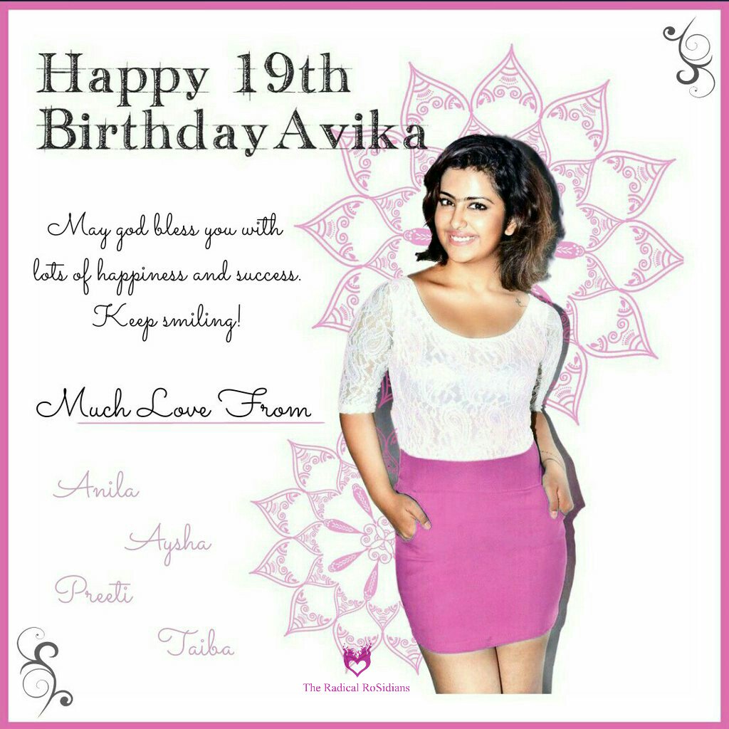 RadicalRoSidian's tweet photo. Happy 19th Birthday Avika!! #HappyBirthdayAvika #PrincessAvika #19thBirthday #AvikaGor @ColorsTV @avika_n_joy https://t.co/9aBQSsY7Ro