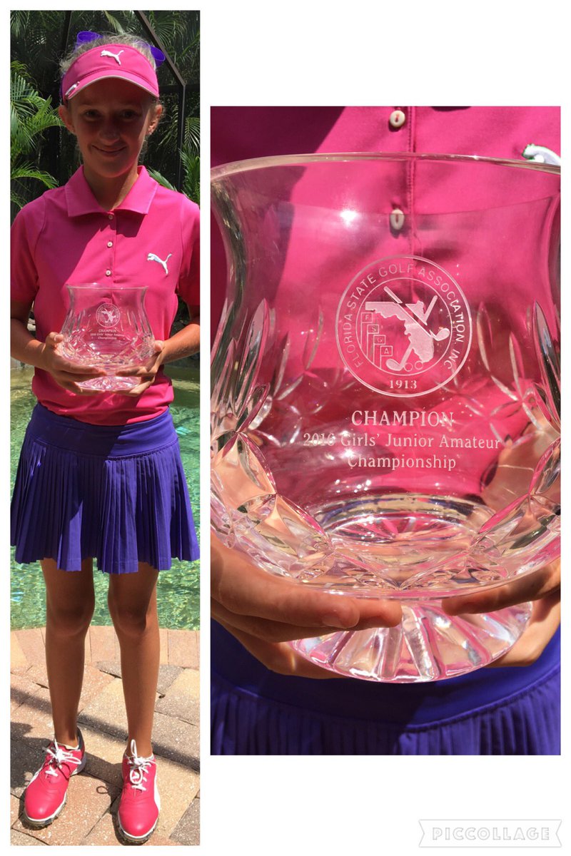 blessedtwinmum's tweet photo. Karoline Tuttle wins FSGA Girls Jr. Championship! @cobragolf @PUMAGolf @Lexi #littlelexi @Karoline_Golfer @OaksClub https://t.co/HvOL4dBJ9i