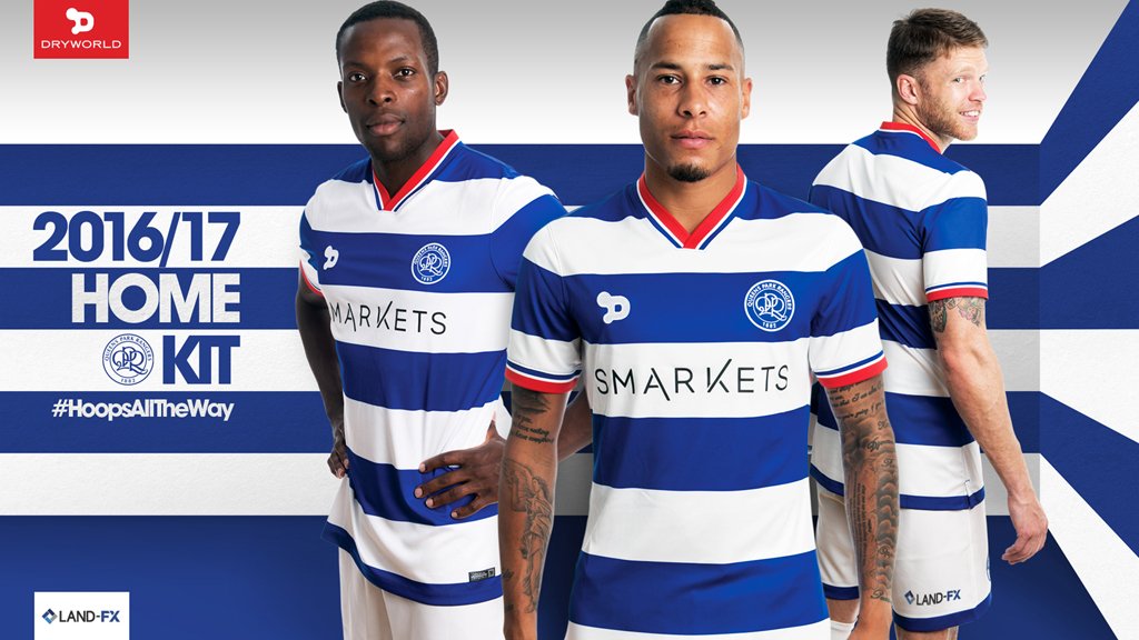 QPR FC (@qpr) on Twitter photo HOME KIT: The hoops are back! #QPR’s 2016/17 home shirt, as modelled by <a href="/tjaronnchery/">Tjaronn Chery</a> and co. #HoopsAllTheWay HOME KIT: The hoops are back! #QPR’s 2016/17 home shirt, as modelled by <a href="/tjaronnchery/">Tjaronn Chery</a> and co. #HoopsAllTheWay