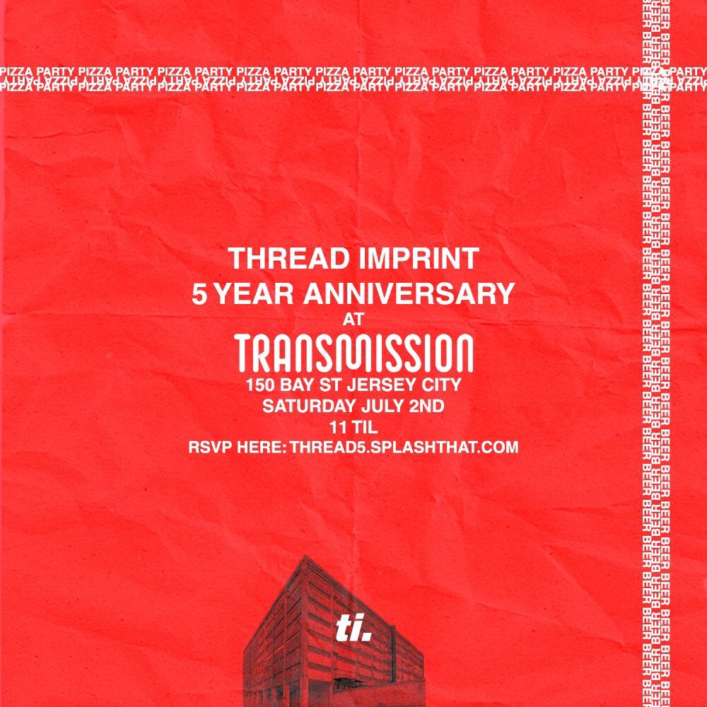 OGXHENNY's tweet photo. THIS SATURDAY WE AT #THREADIMPRINT 5 YEAR ANNIVERSARY. https://t.co/IWbHb3fKrS