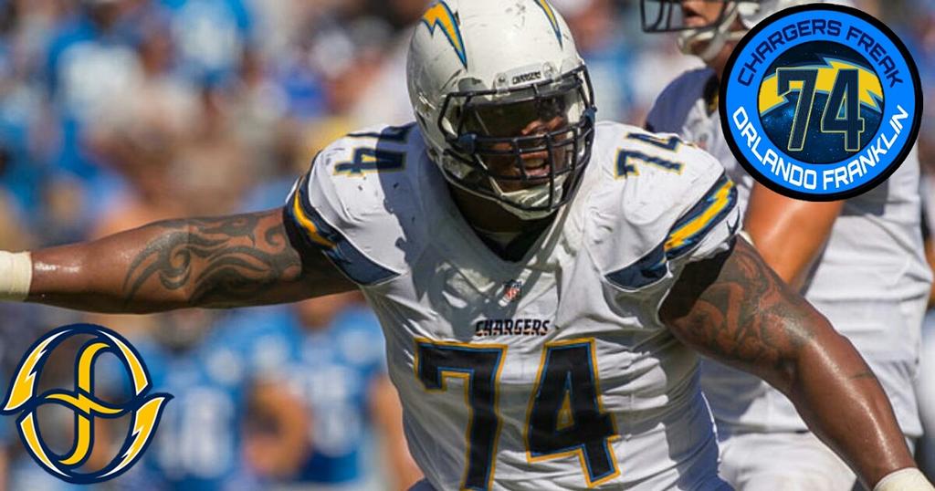 nry0713's tweet photo. @OFranklin74FDN Season Opener⚡⚡⚡⚡⚡ #OrlandoFranklin #OF74 #NewSeason #Chargers4Life https://t.co/n50FcnbV6k