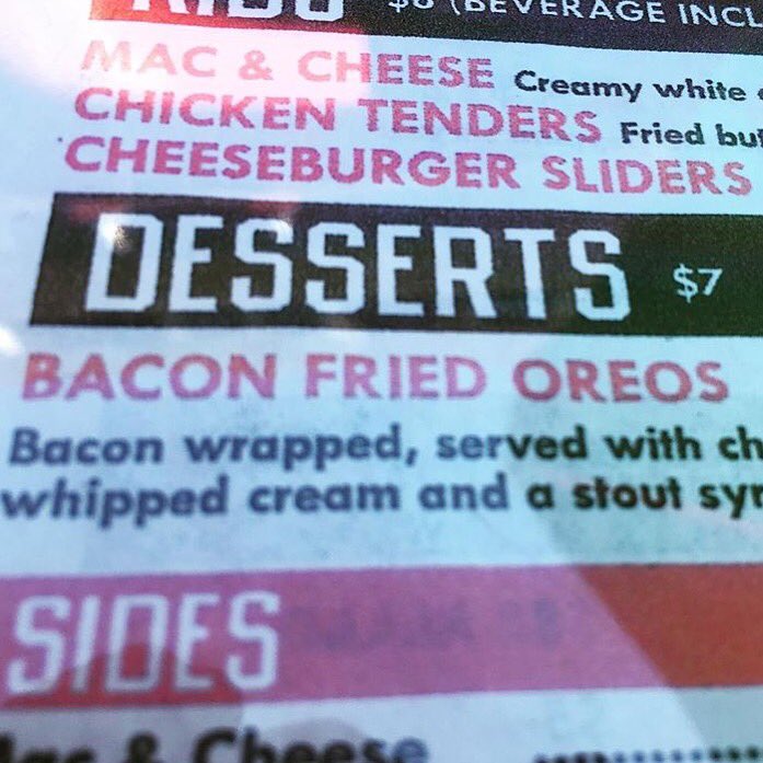 Hump day deserves some bacon fried oreos!