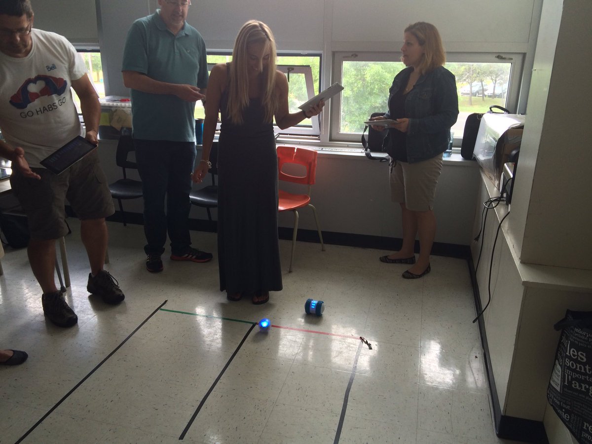 allionschool's tweet photo. Allion teachers racing robots at #lbpedtech . #lbpsb https://t.co/jmoXjpequf