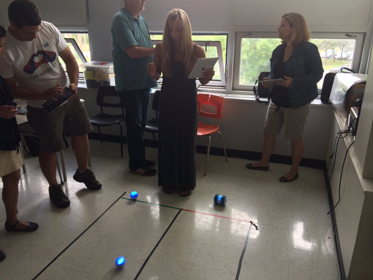 allionschool's tweet photo. Allion teachers racing robots at #lbpedtech . #lbpsb https://t.co/jmoXjpequf