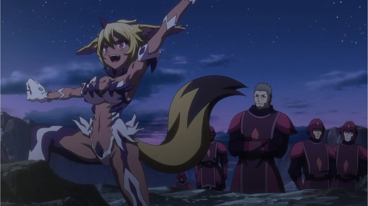 雪兎 Twitter પર 聖戦ケルベロス 竜刻のファタリテ 13話 終 シャリシャルー結局元に戻らんかった Orz シャリシャルーは部下に愛されてるなぁ