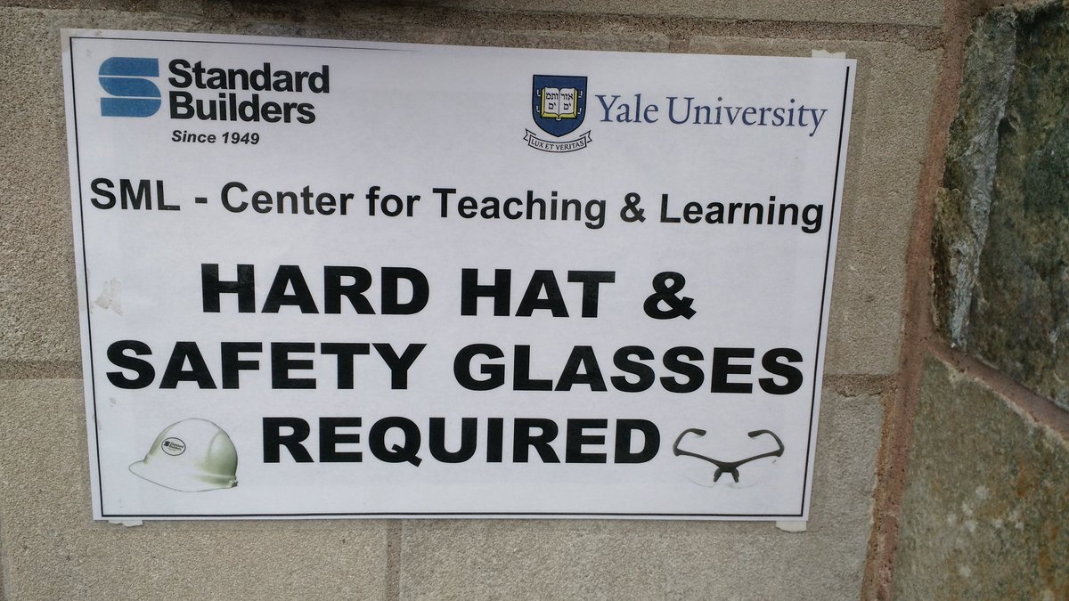 Heavy duty ed-tech going on here at Yale's CTL - hope blow-torches are involved.