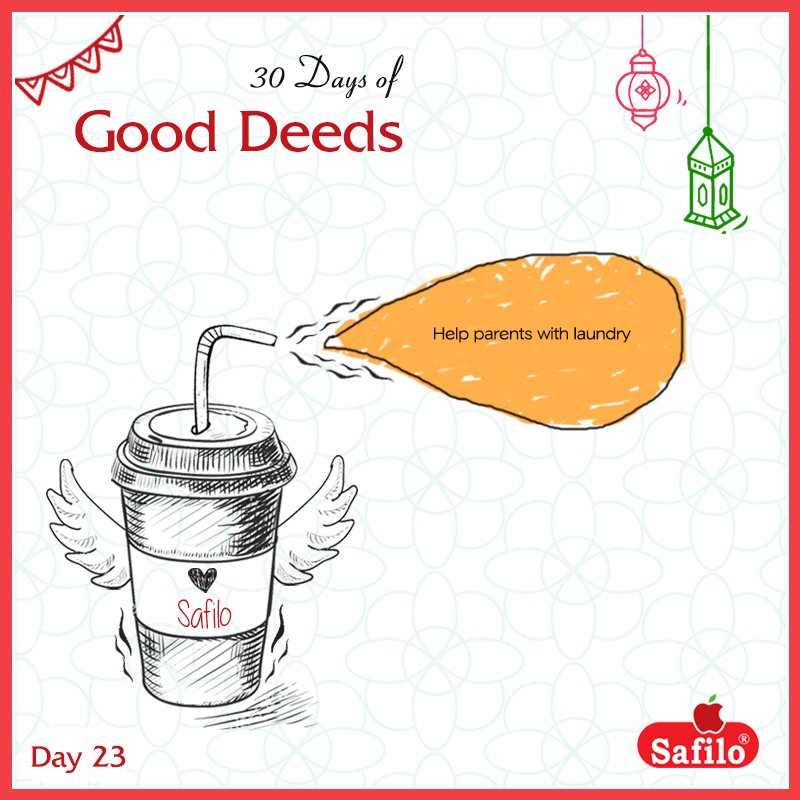 SafiloPK's tweet photo. Day 23. . .
#RamadanKareem #30DaysOfGoodDeeds #Safilo https://t.co/xOh9QFKwcY