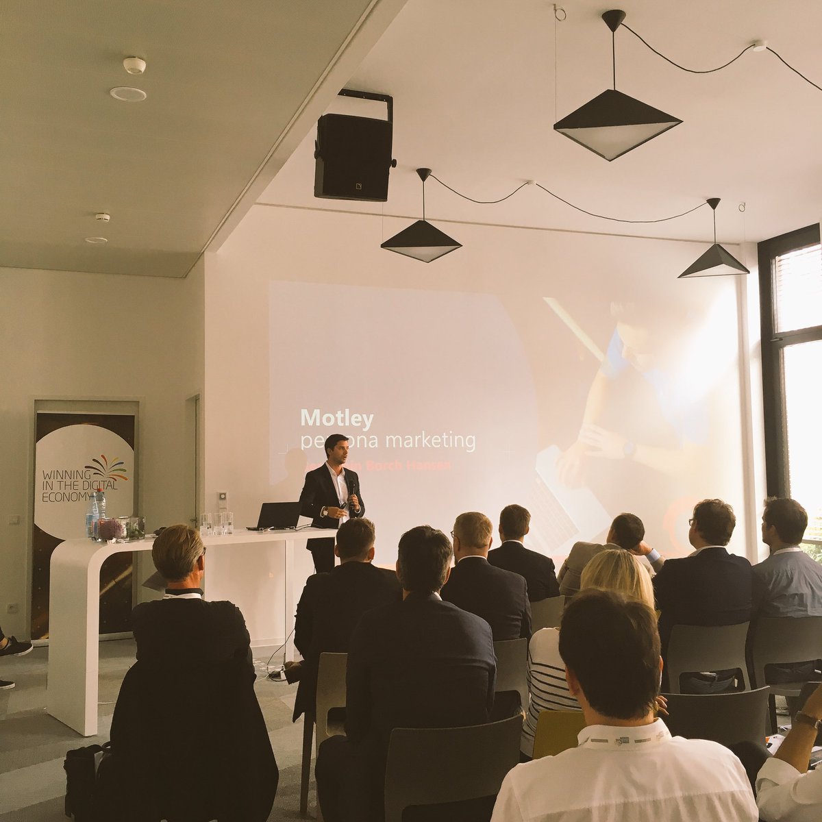 yunodigital's tweet photo. Benjamin from @meetmotley on #persona based Ads in a #programmatic world @DentsuAegisDE Summit #dentsuatwork https://t.co/uIQWHrZvMb