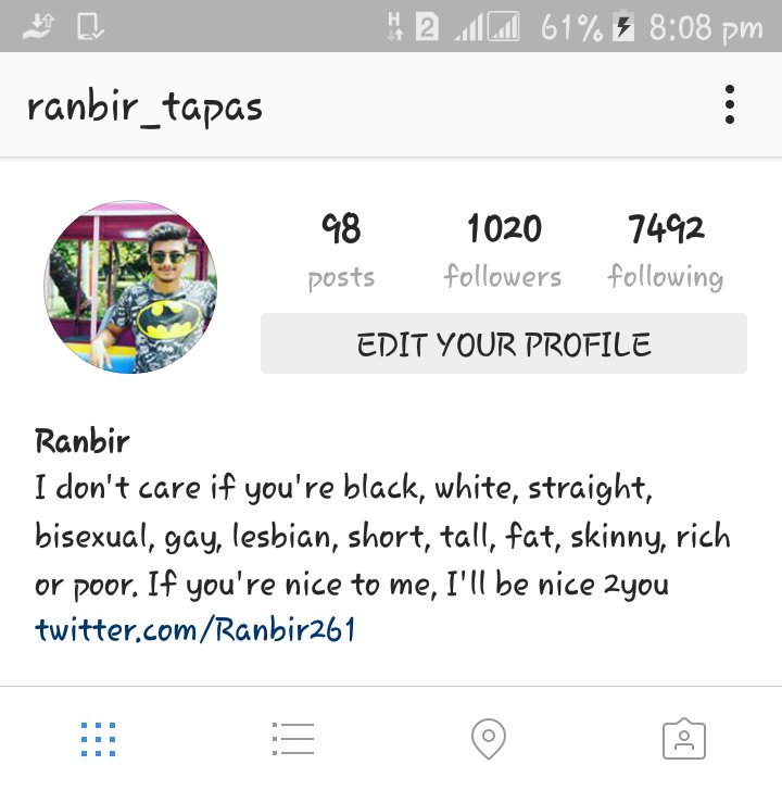 Ranbir261's tweet photo. ranbir_tapas follow me https://t.co/9LcEvrQrfA