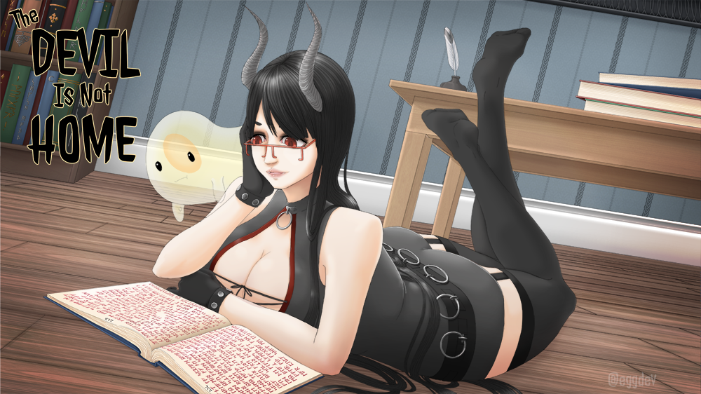 EggDev's tweet image. Meridia's promo art is complete! #gamedev #indiedev #visualnovel #digitalart #artwork #art #conceptart #eroge #demon